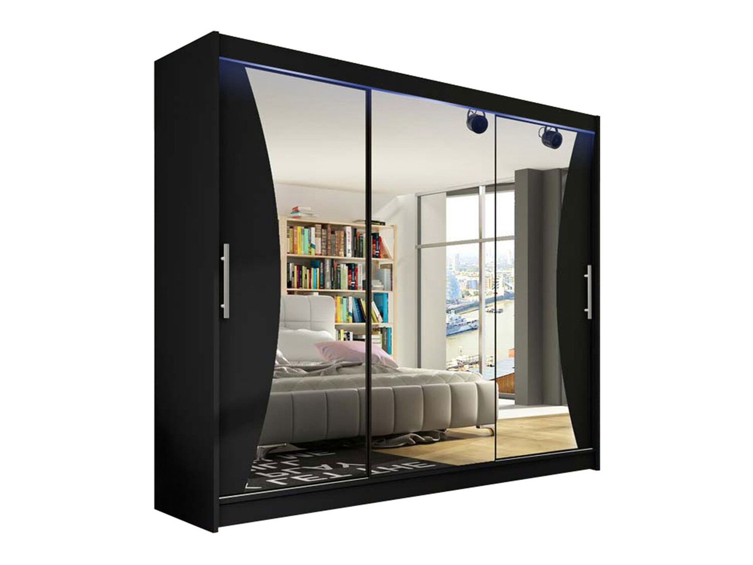 Armoire Closico Ordo IV (Noir)