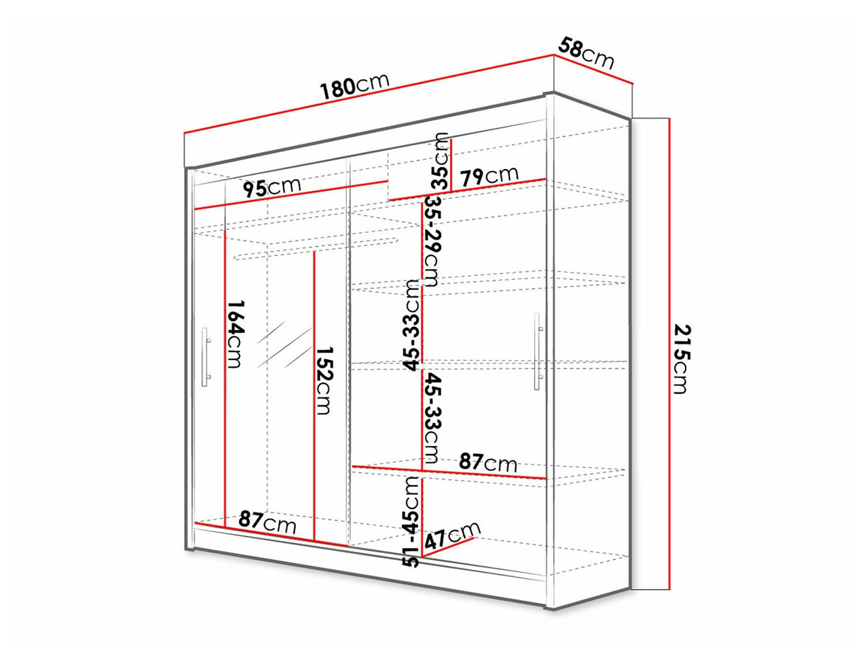Armoire Closico Pallor VI (Blanc)