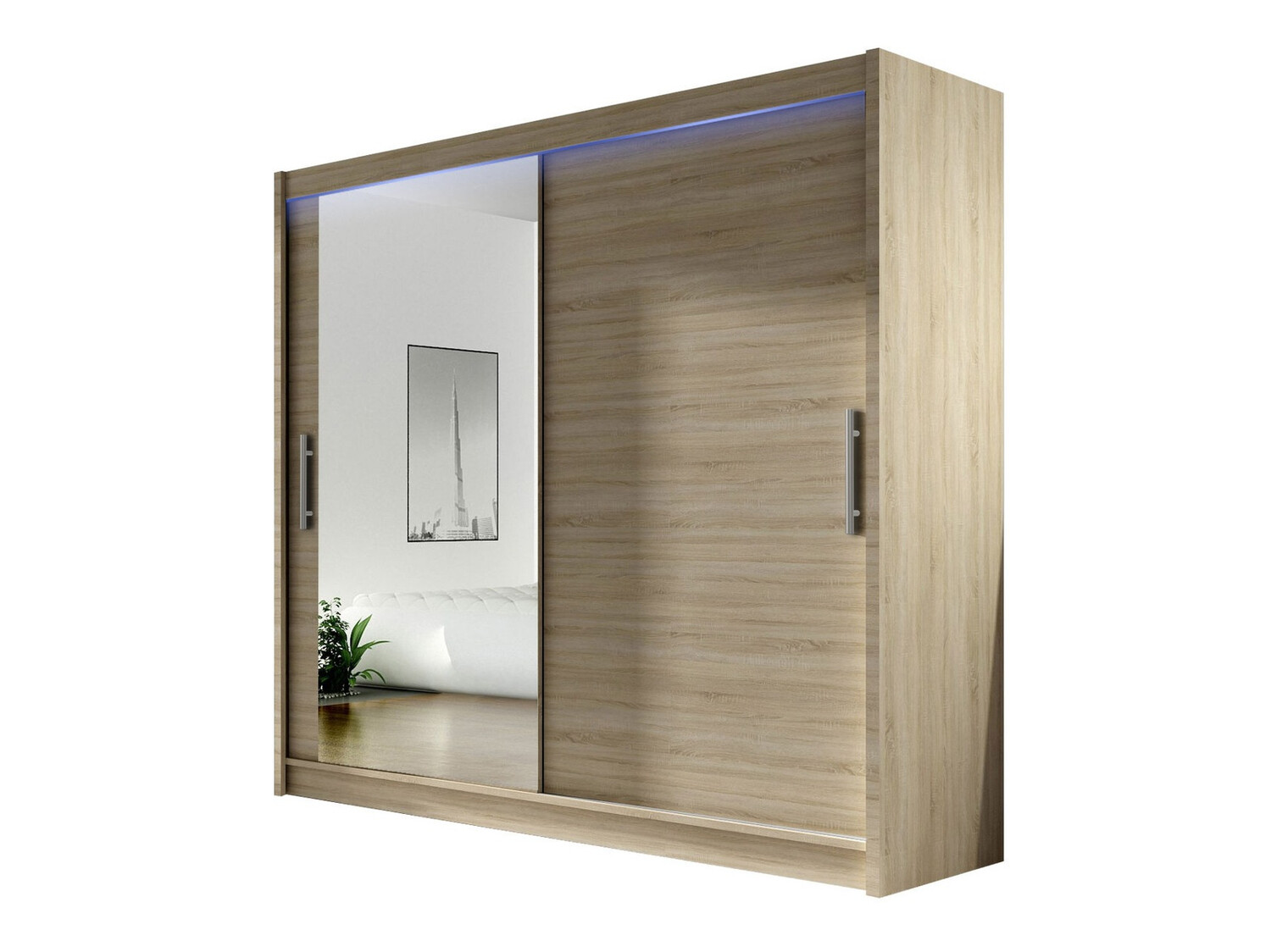Armoire Closico Pallor VI (Sonoma chêne)