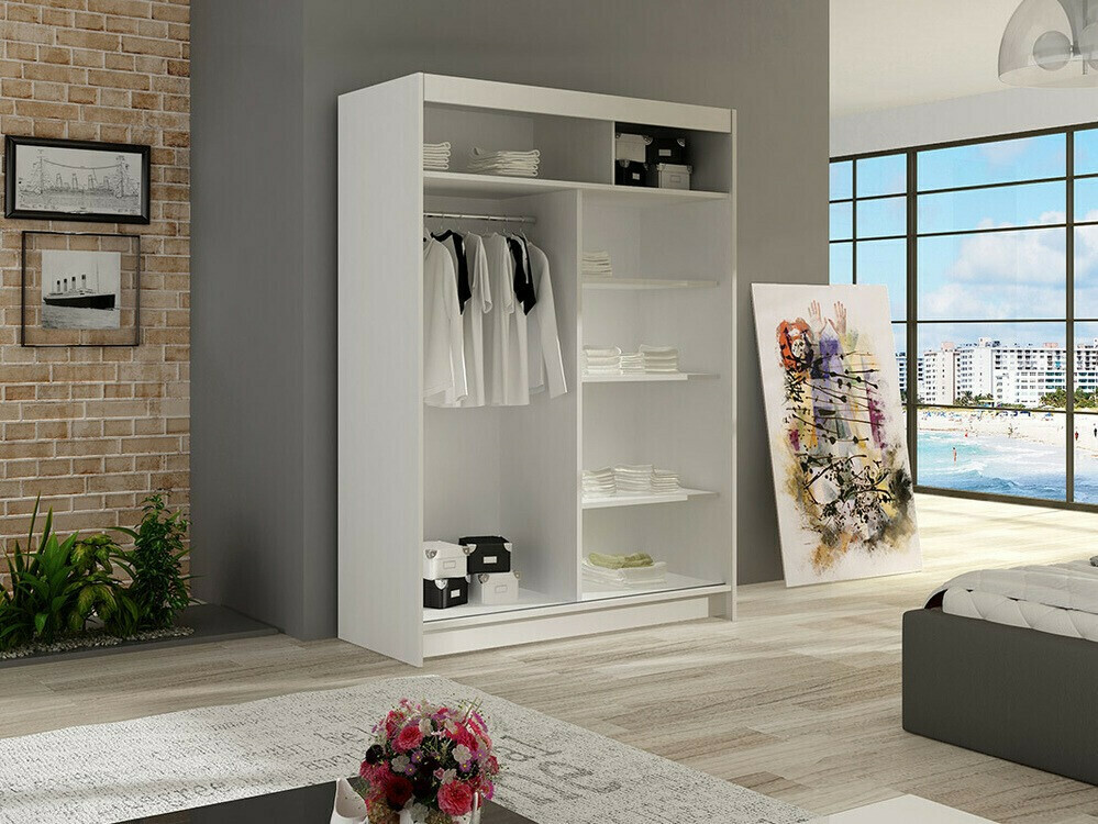 Armoire Closico Pacron S (Blanc)