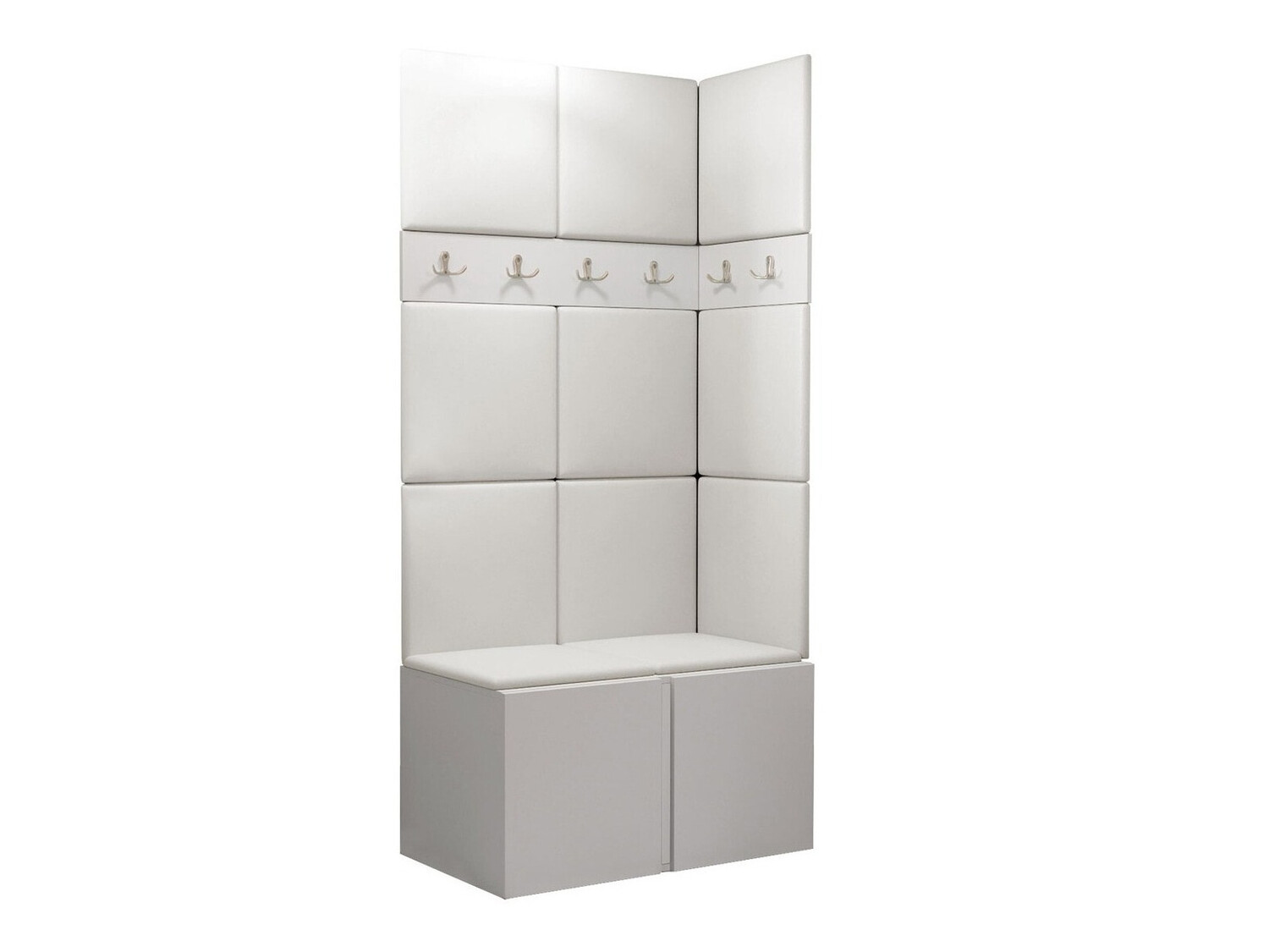 Meuble d'entrée Pinis I (Faux cuir Soft 017)