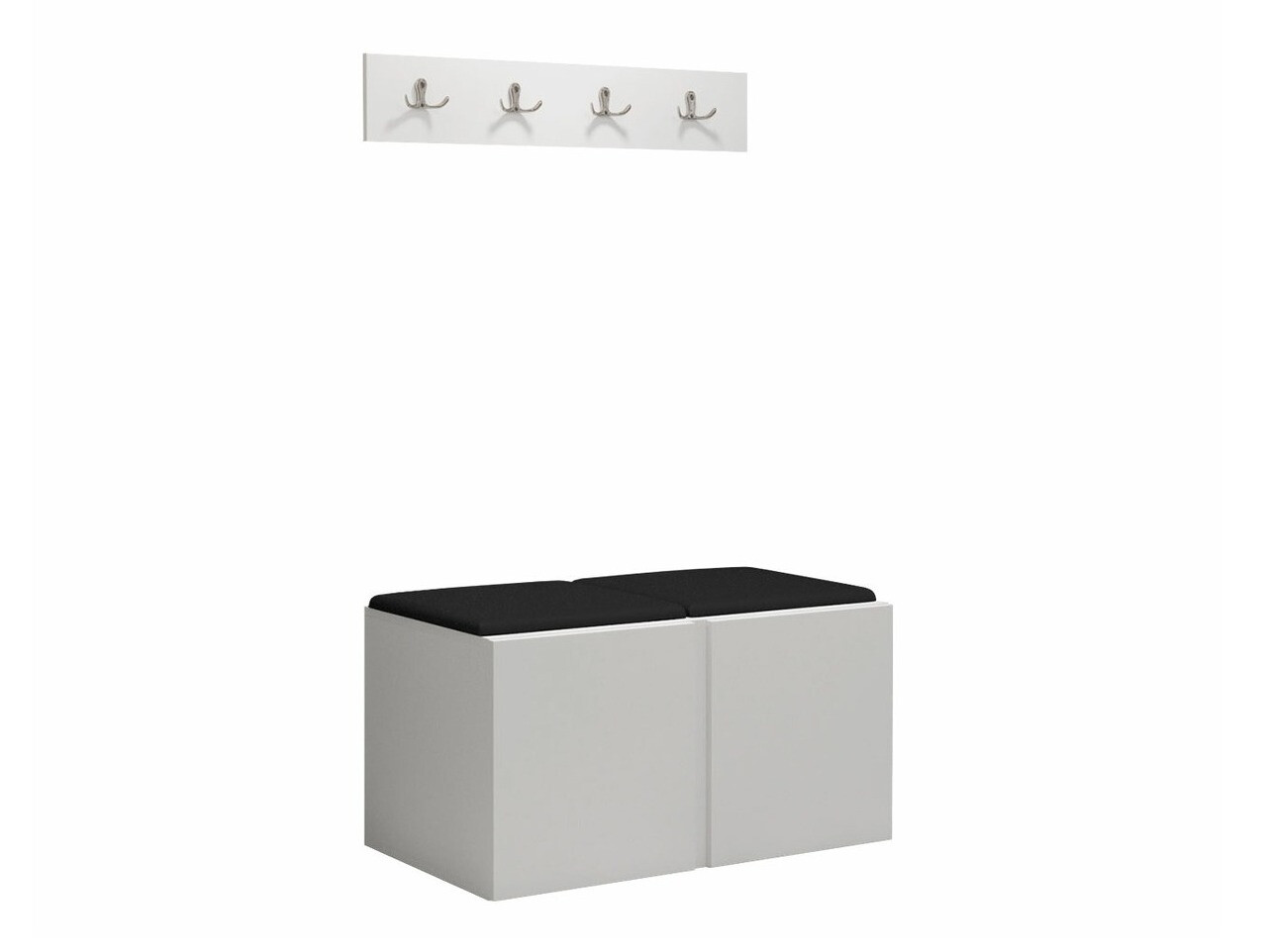 Meuble d'entrée Pinis VI (Faux cuir Soft 011)