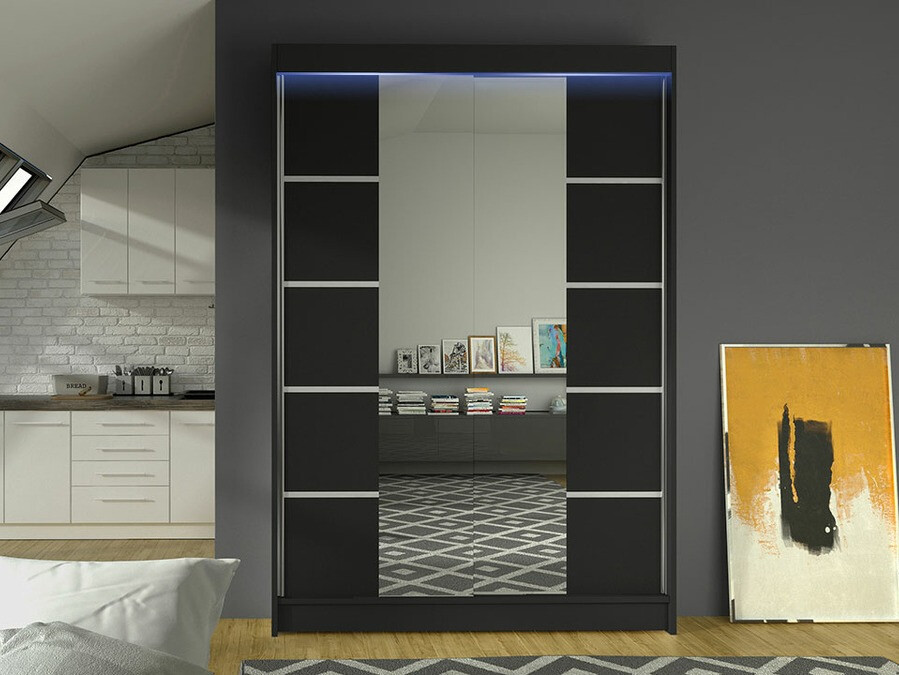 Armoire Closico Salvor V (Noir)