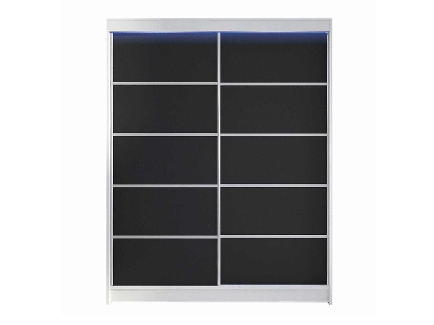 Armoire Closico Vastor IV (Blanc + Noir)