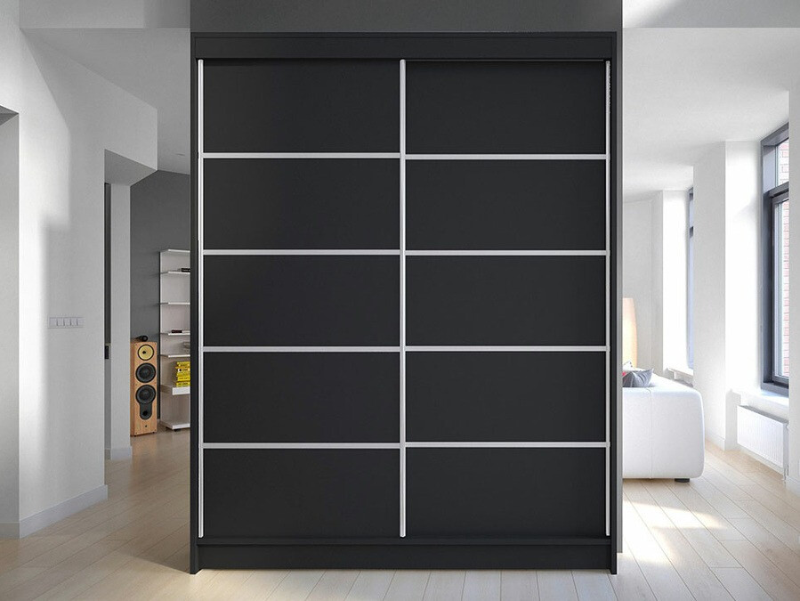 Armoire Closico Vastor IV (Noir)