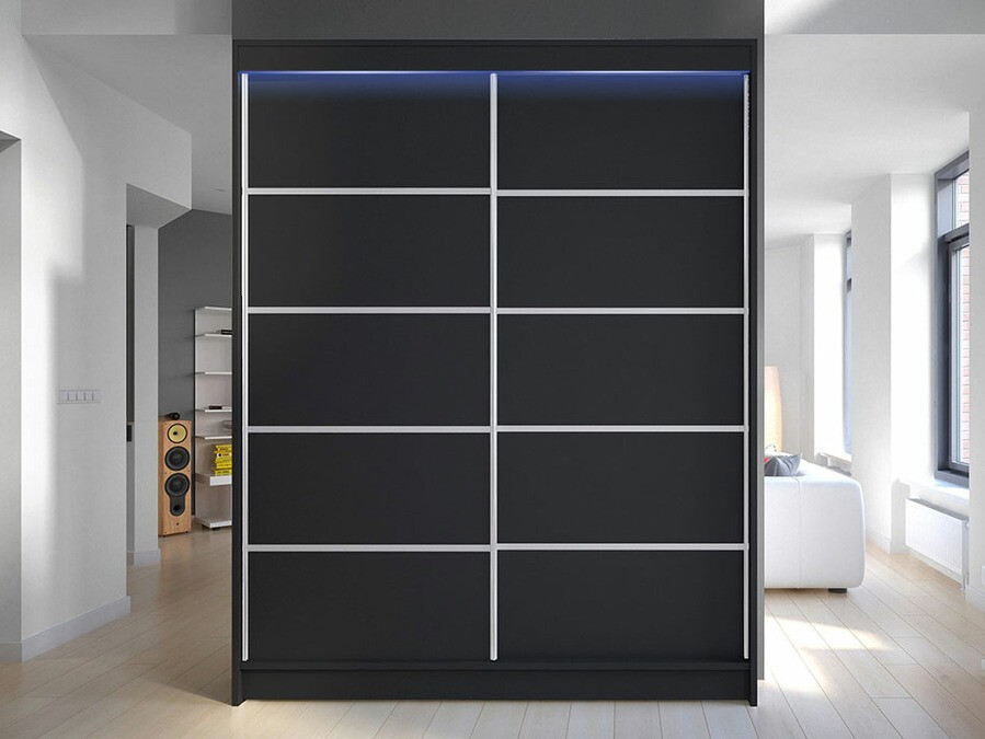 Armoire Closico Vastor IV (Noir)