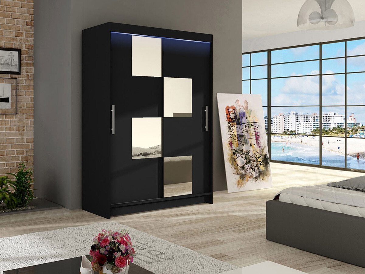 Armoire Closico Pacron III (Noir)