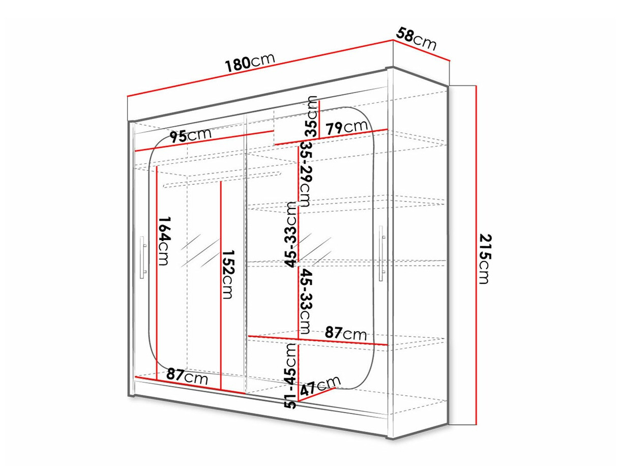 Armoire Closico Pallor VIII (Blanc)
