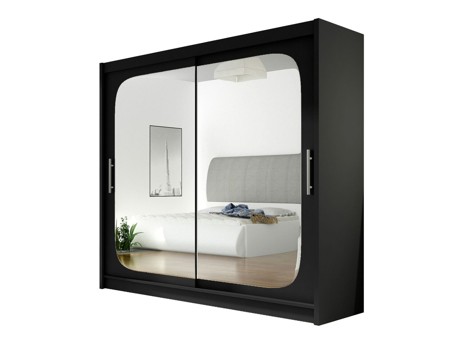 Armoire Closico Pallor VIII (Noir)