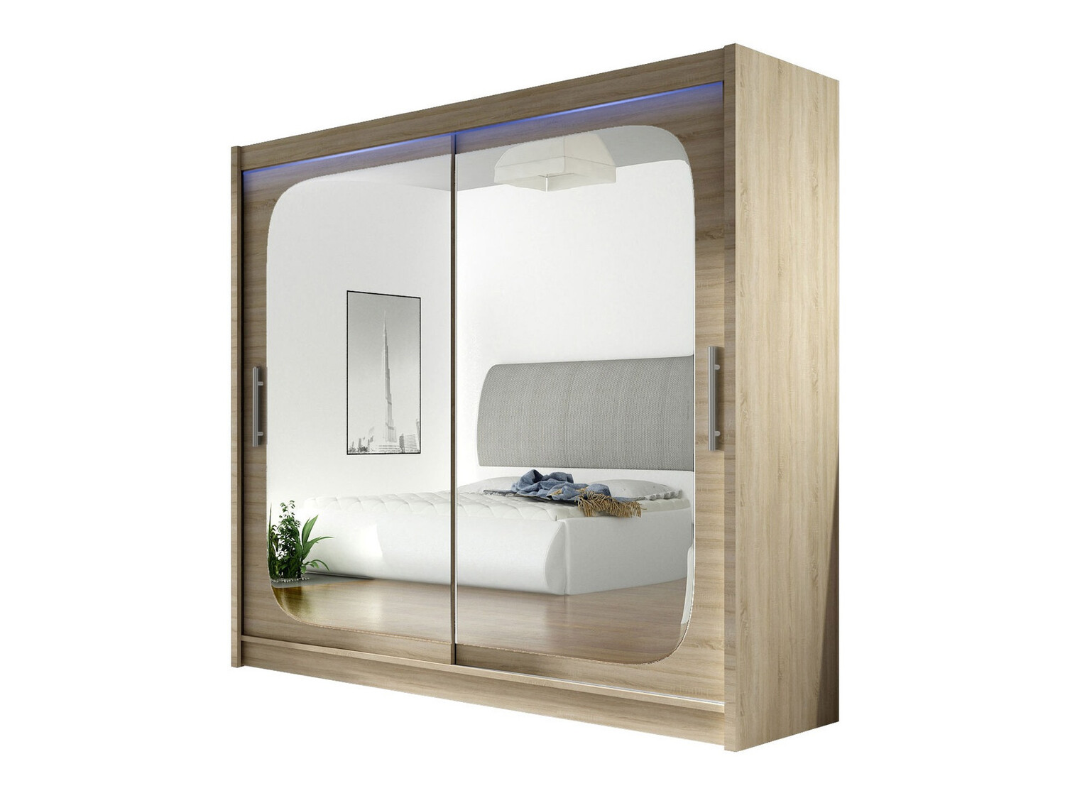 Armoire Closico Pallor VIII (Sonoma chêne)