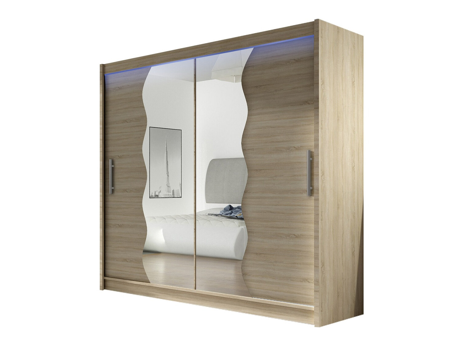 Armoire Closico Pallor X (Sonoma chêne)