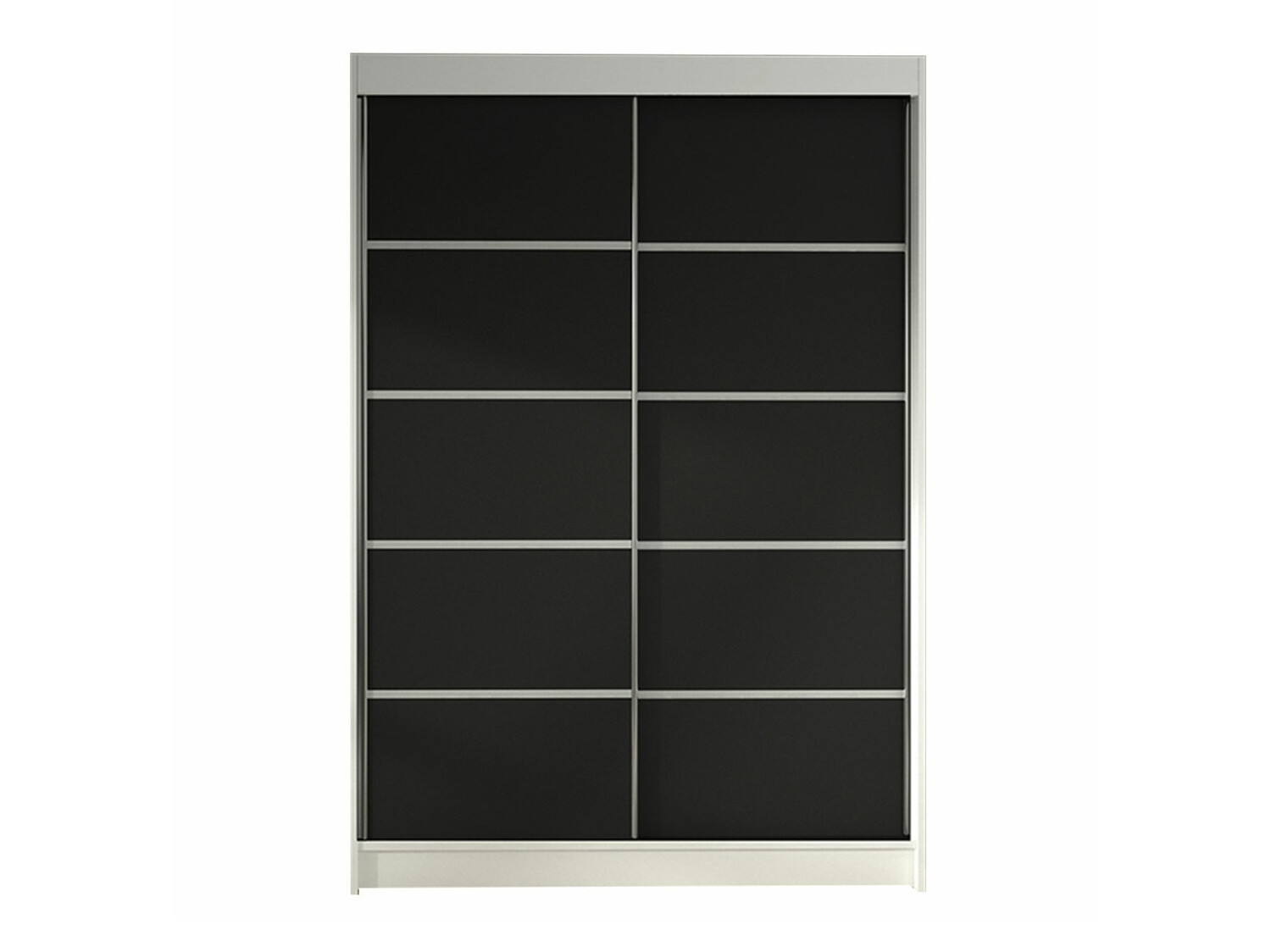 Armoire Closico Salvor IV (Blanc + Noir)