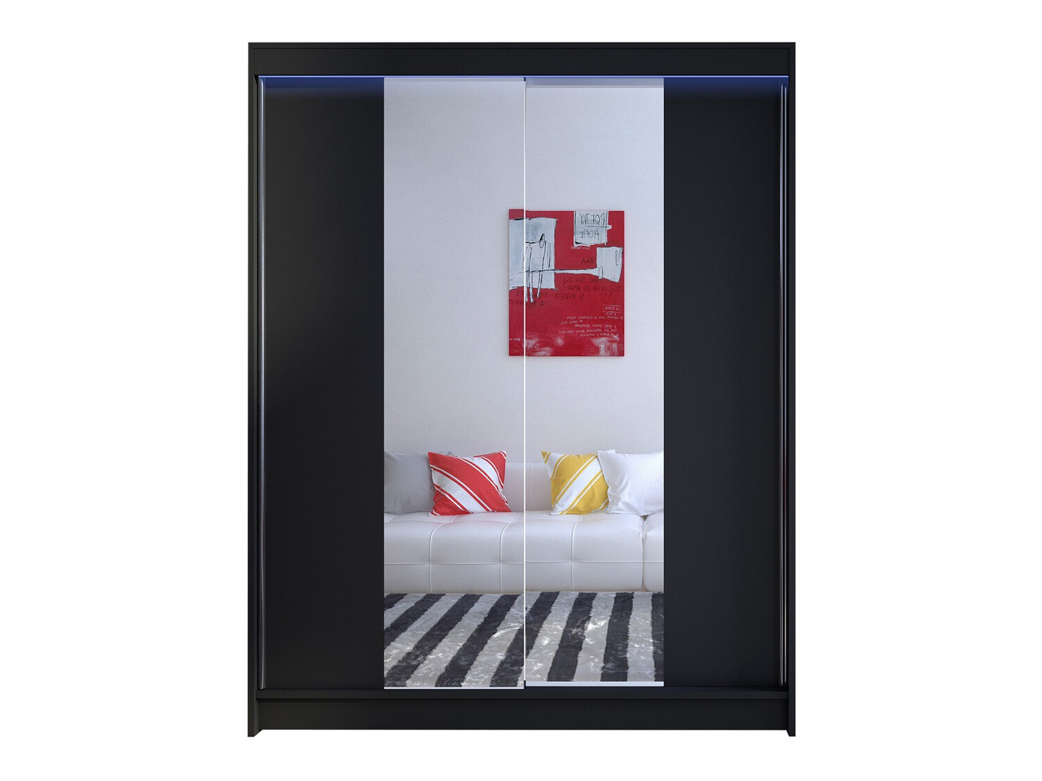 Armoire Closico Vastor II (Noir)