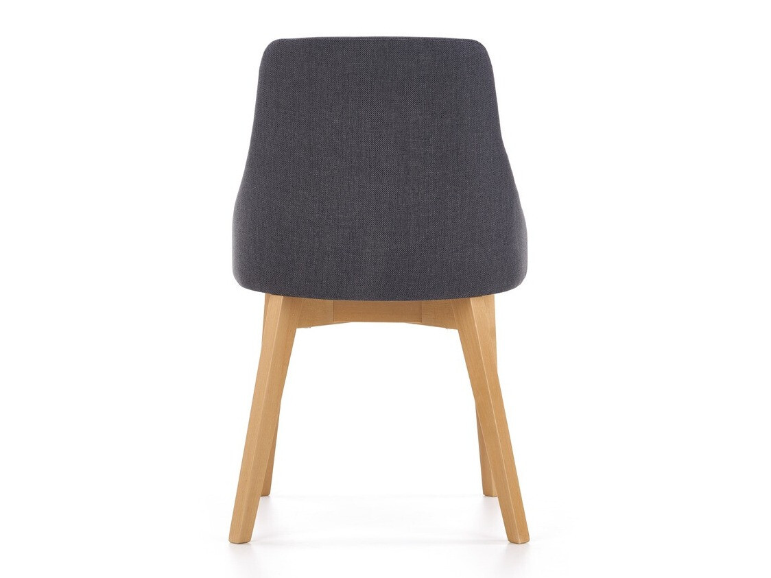 Chaise Houston 577 (Gris foncé + Chêne)