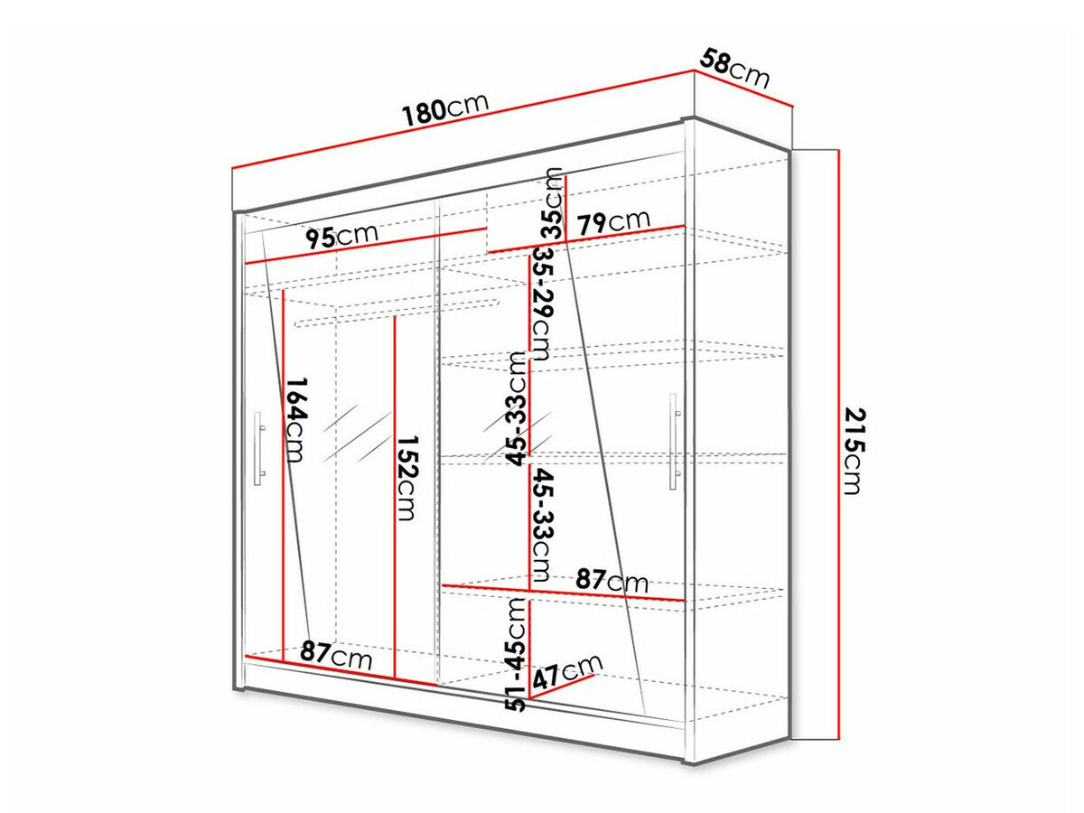 Armoire Closico Pallor XIV (Noir)