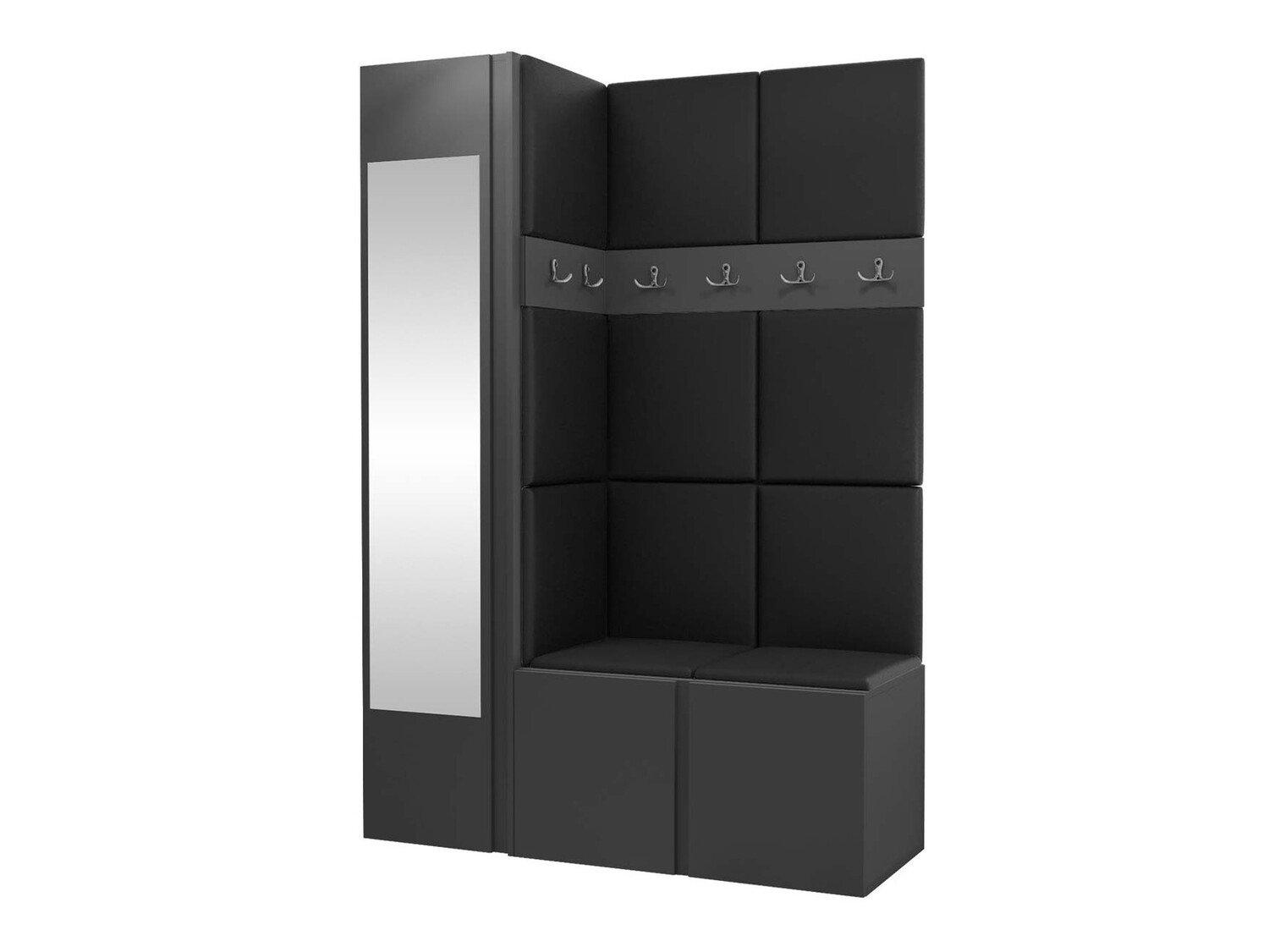 Ensemble de meubles d’entrée Hartford 277 (Faux cuir Soft 011)