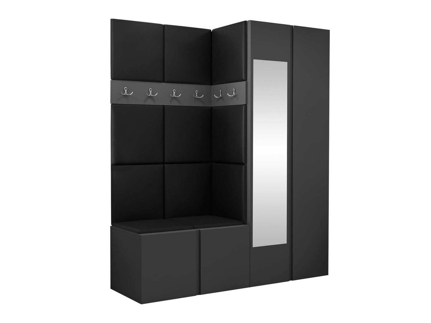 Meuble d'entrée Pinis X (Faux cuir Soft 011)