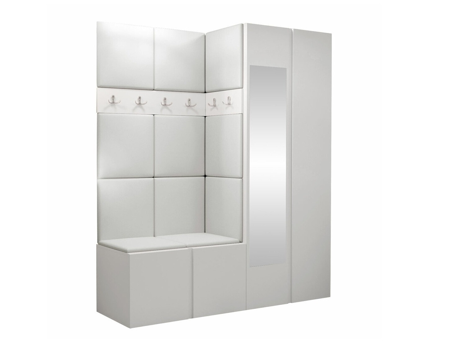 Meuble d'entrée Pinis X (Faux cuir Soft 017)