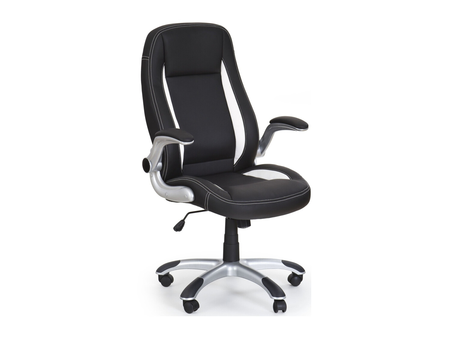 Chaise de bureau Houston 569 (Noir + Blanc)