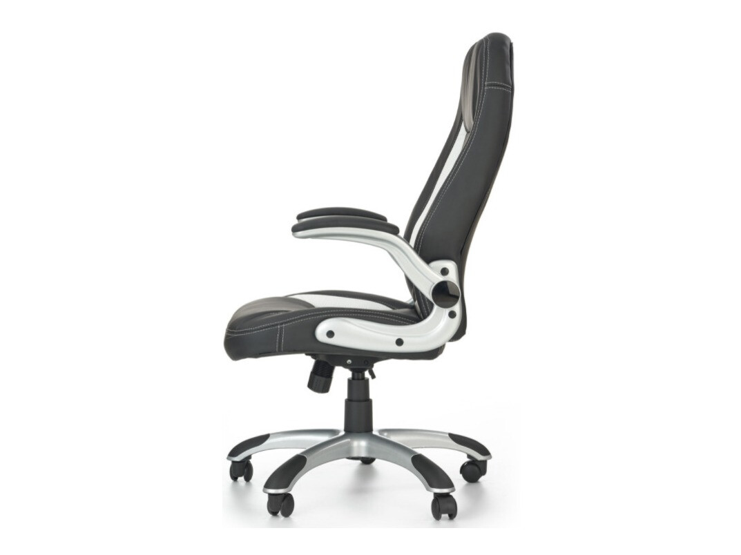 Chaise de bureau Houston 569 (Noir + Blanc)