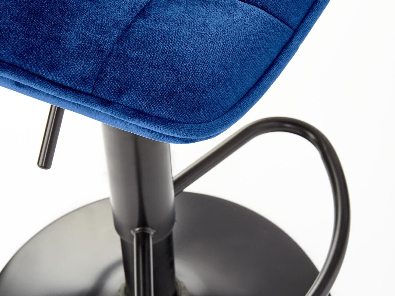 Chaise de bar mi-hauteur Houston 964 (Bleu foncé)