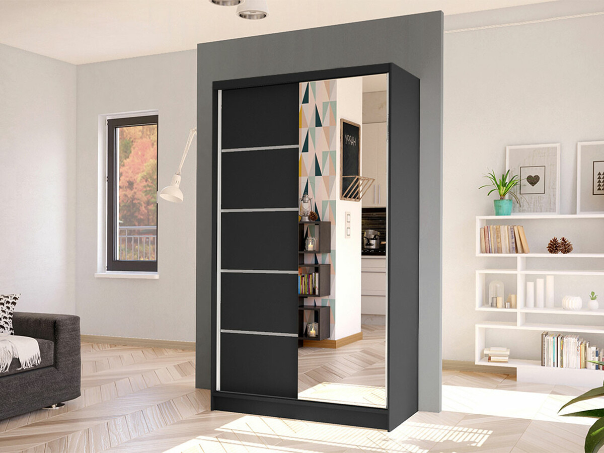 Armoire Closico Fractor III (Noir)