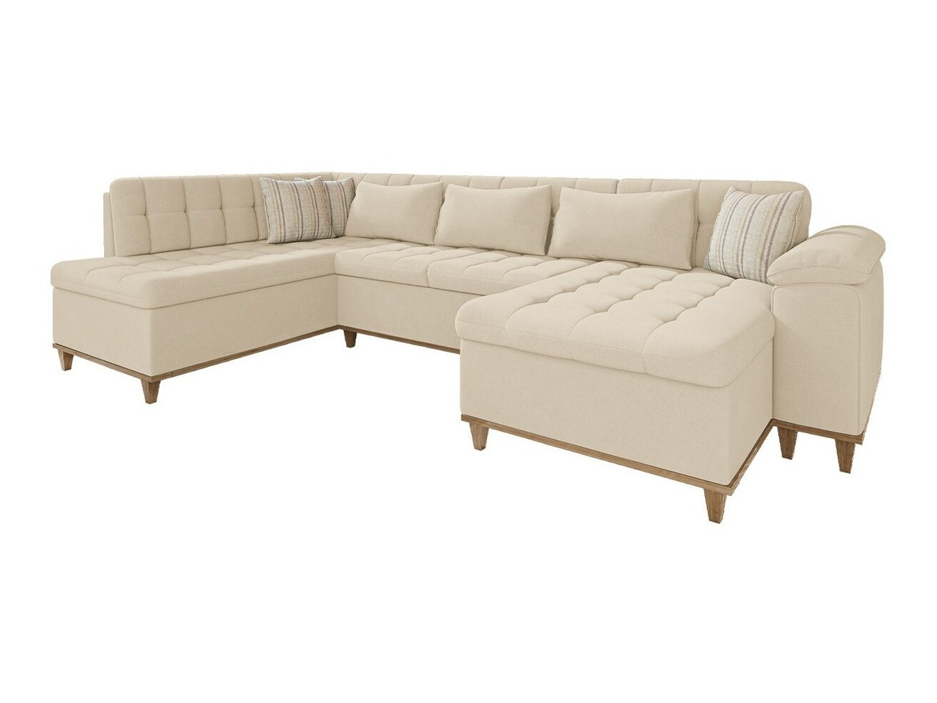 Canapé d'angle Comfivo 294 (Uttario Velvet 2978 + Senegal 825)