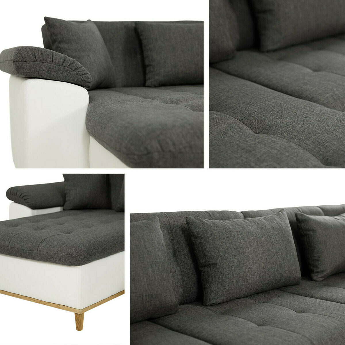 Canapé d'angle Comfivo 294 (Uttario Velvet 2978 + Senegal 825)