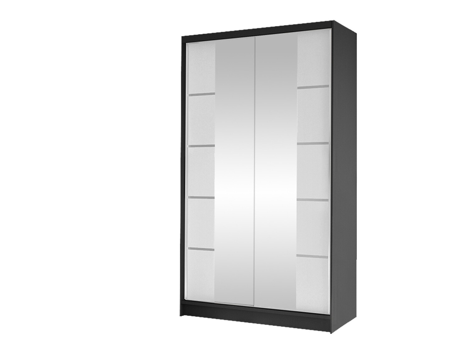 Armoire Closico Fractor V (Noir + Blanc)