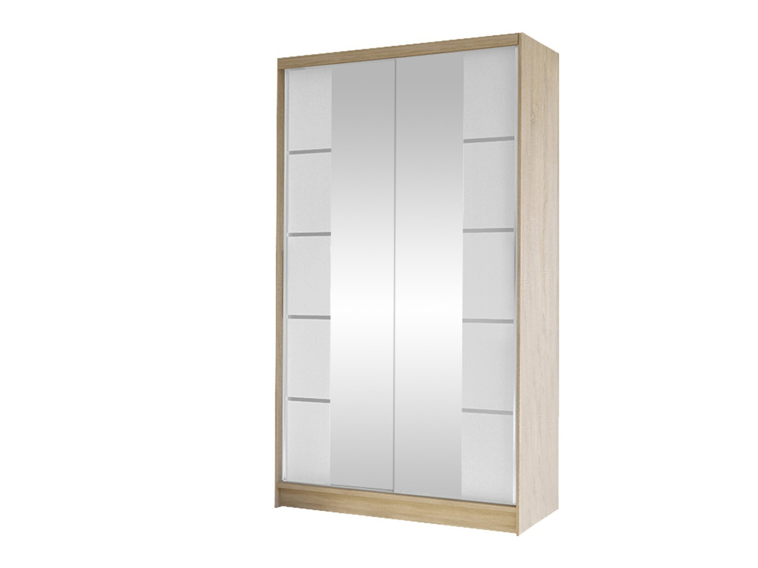 Armoire Closico Fractor V (Sonoma chêne + Blanc)