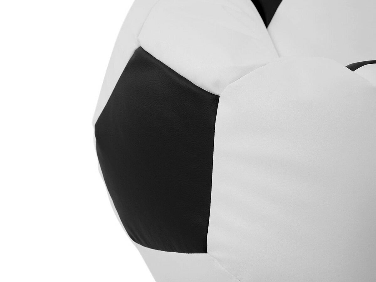 Pouf poire Comfivo Pectus (Blanc + Noir)