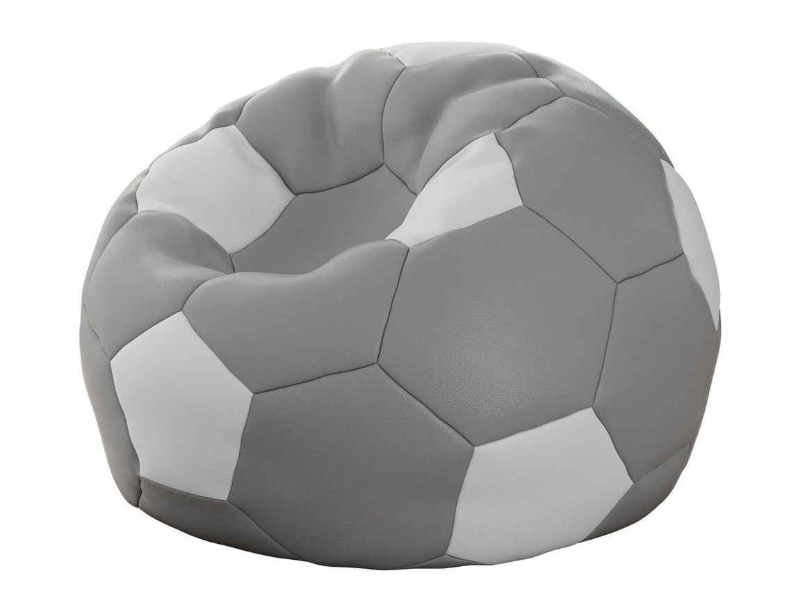 Pouf poire Comfivo Pectus (Gris + Blanc)