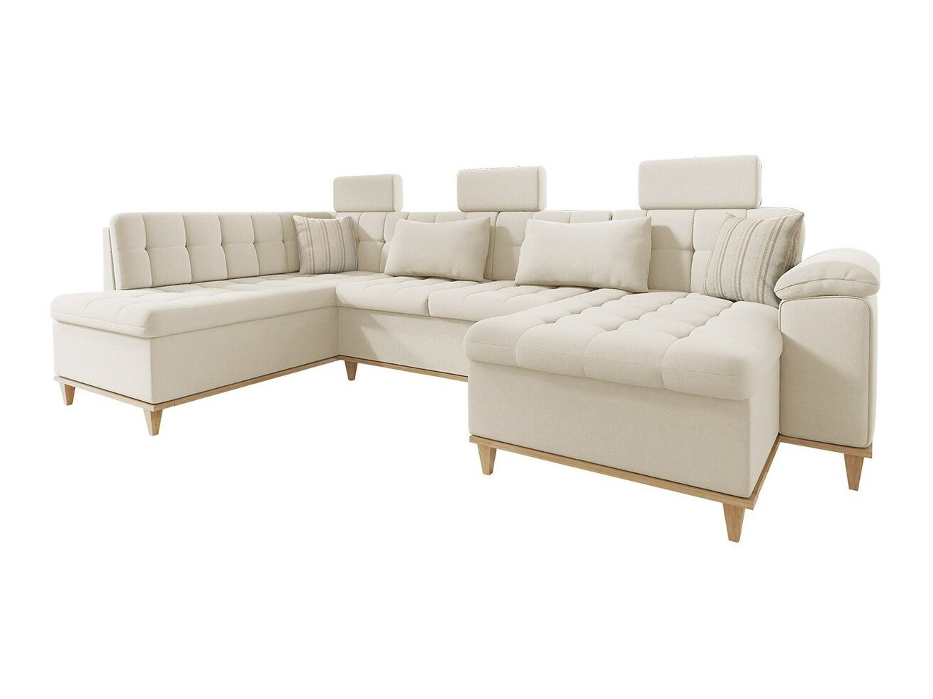 Canapé d'angle Comfivo 295 (Uttario Velvet 2978 + Senegal 825)