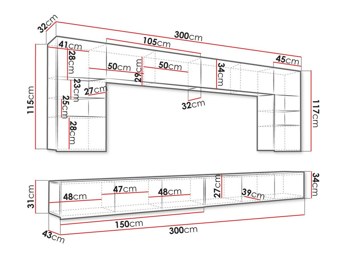 Ensemble de salon Tivdalu 105 (Noir + Noir brillant)