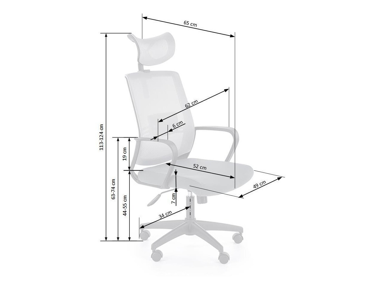 Chaise de bureau Houston 498