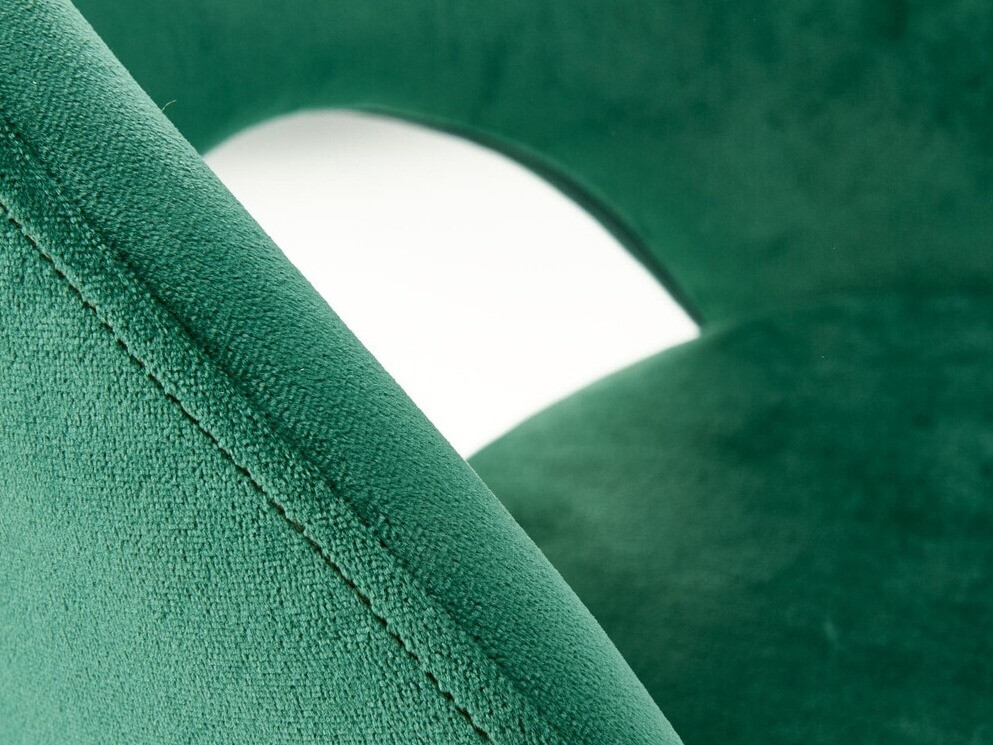 Chaise de bar mi-hauteur Houston 881 (Vert foncé + Noir)