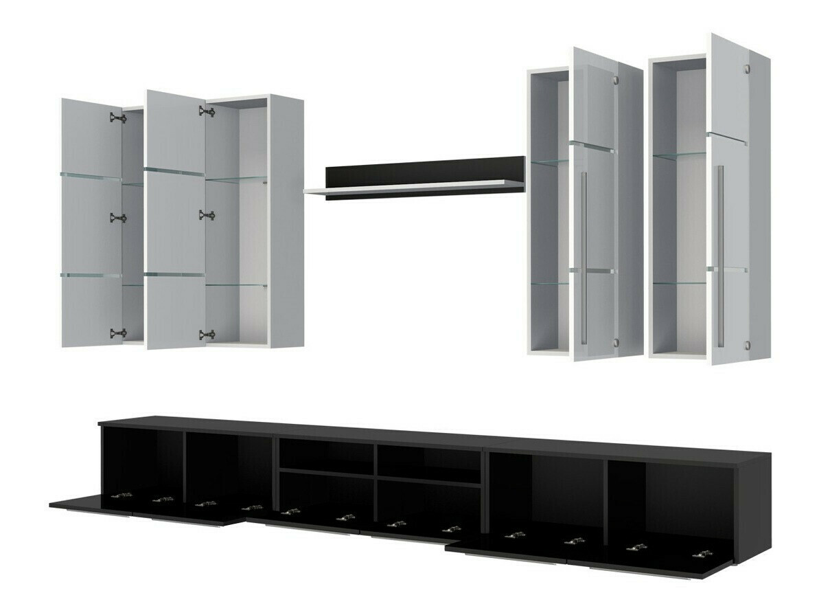 Ensemble de salon Flos (Noir + Noir brillant)
