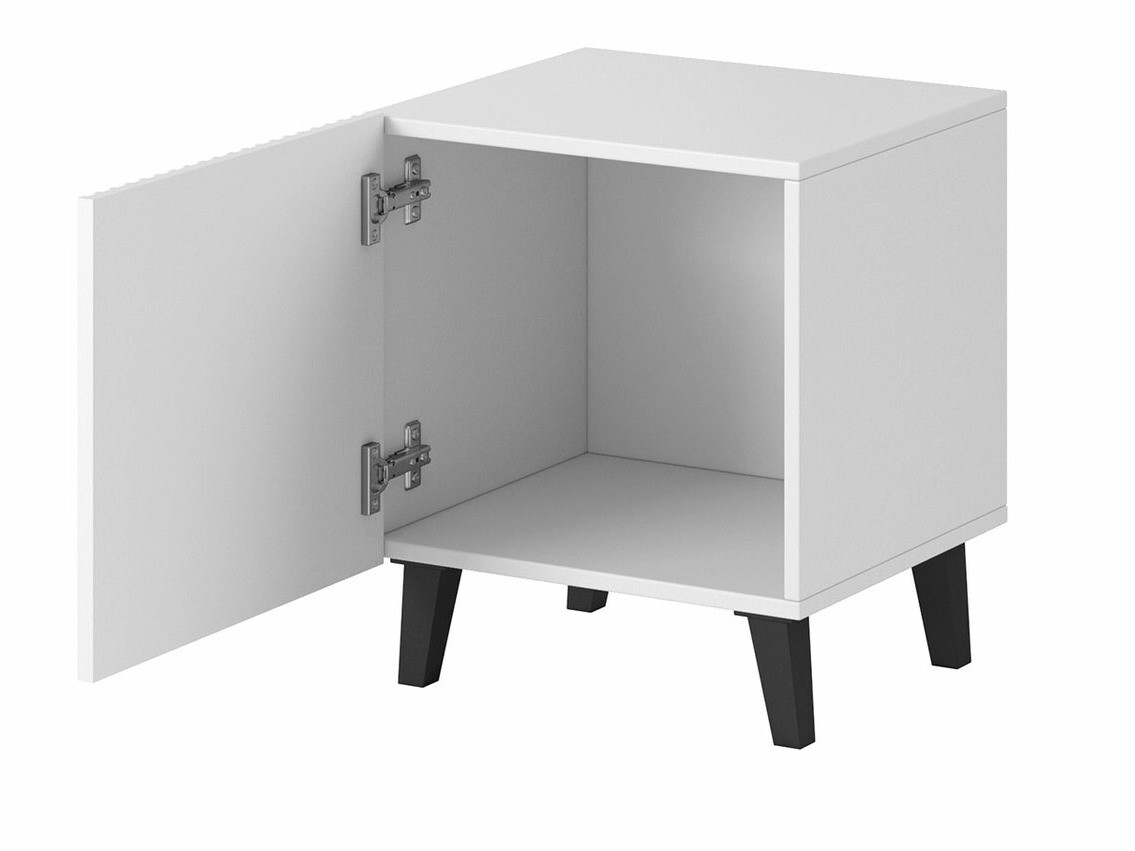 Table de chevet Dicto (Blanc + Noir) (2pcs.)