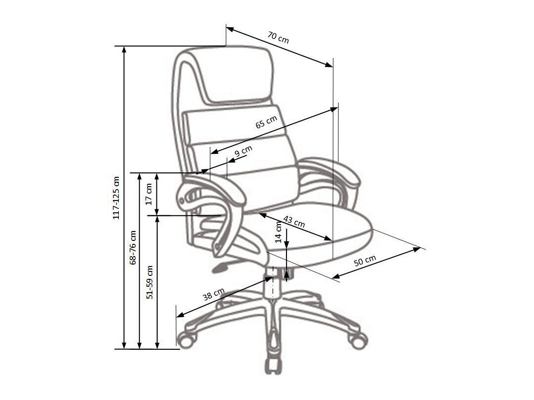 Chaise de bureau Houston 194