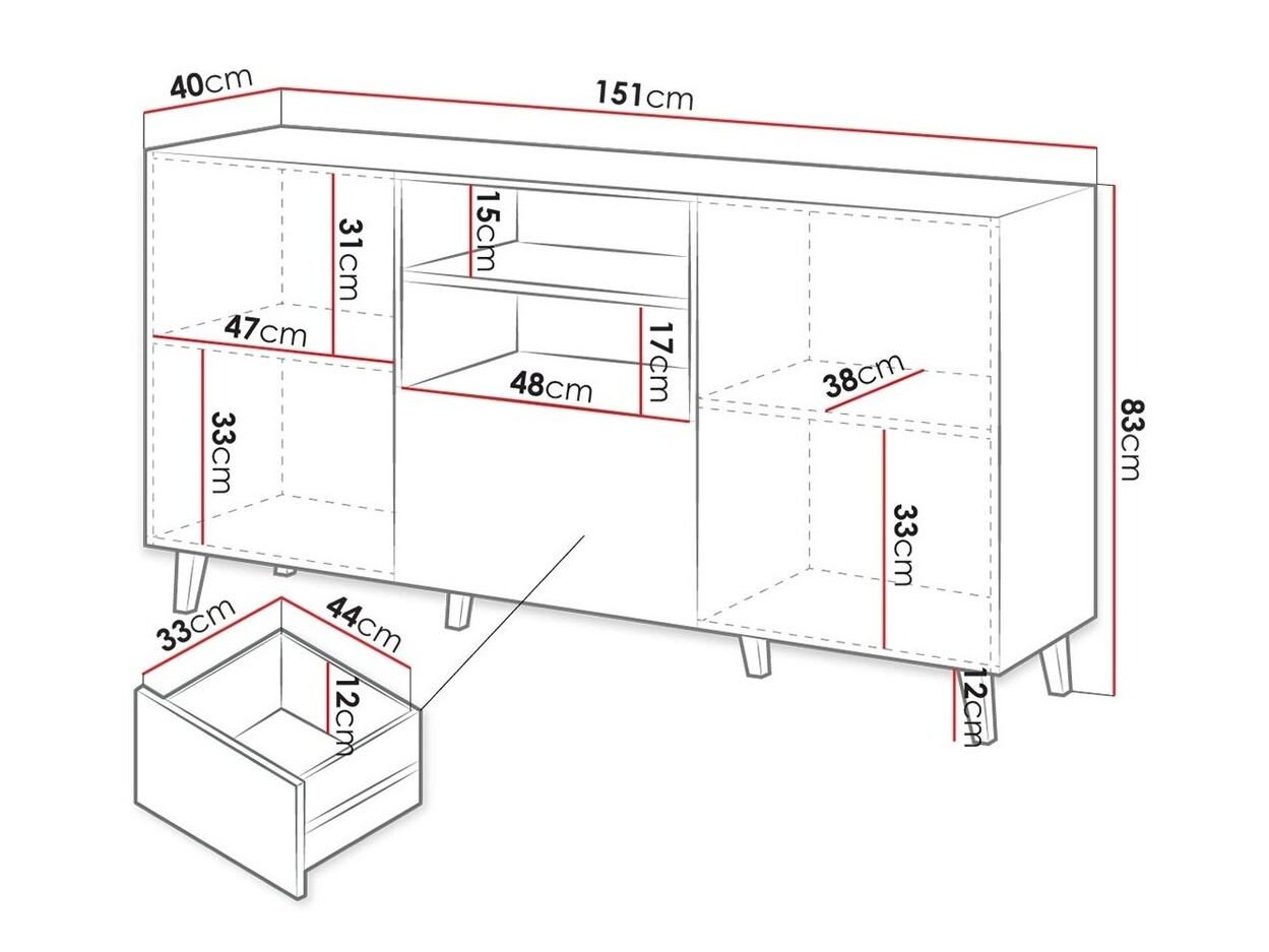 Commode Dicto (Noir)