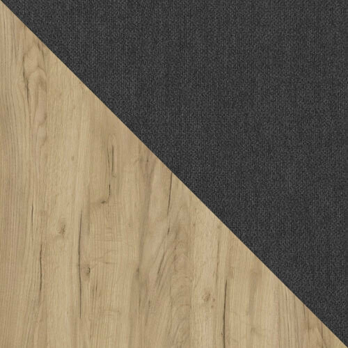 Lit boxspring ComfiDream Miraena (Chêne doré + Soro 97)