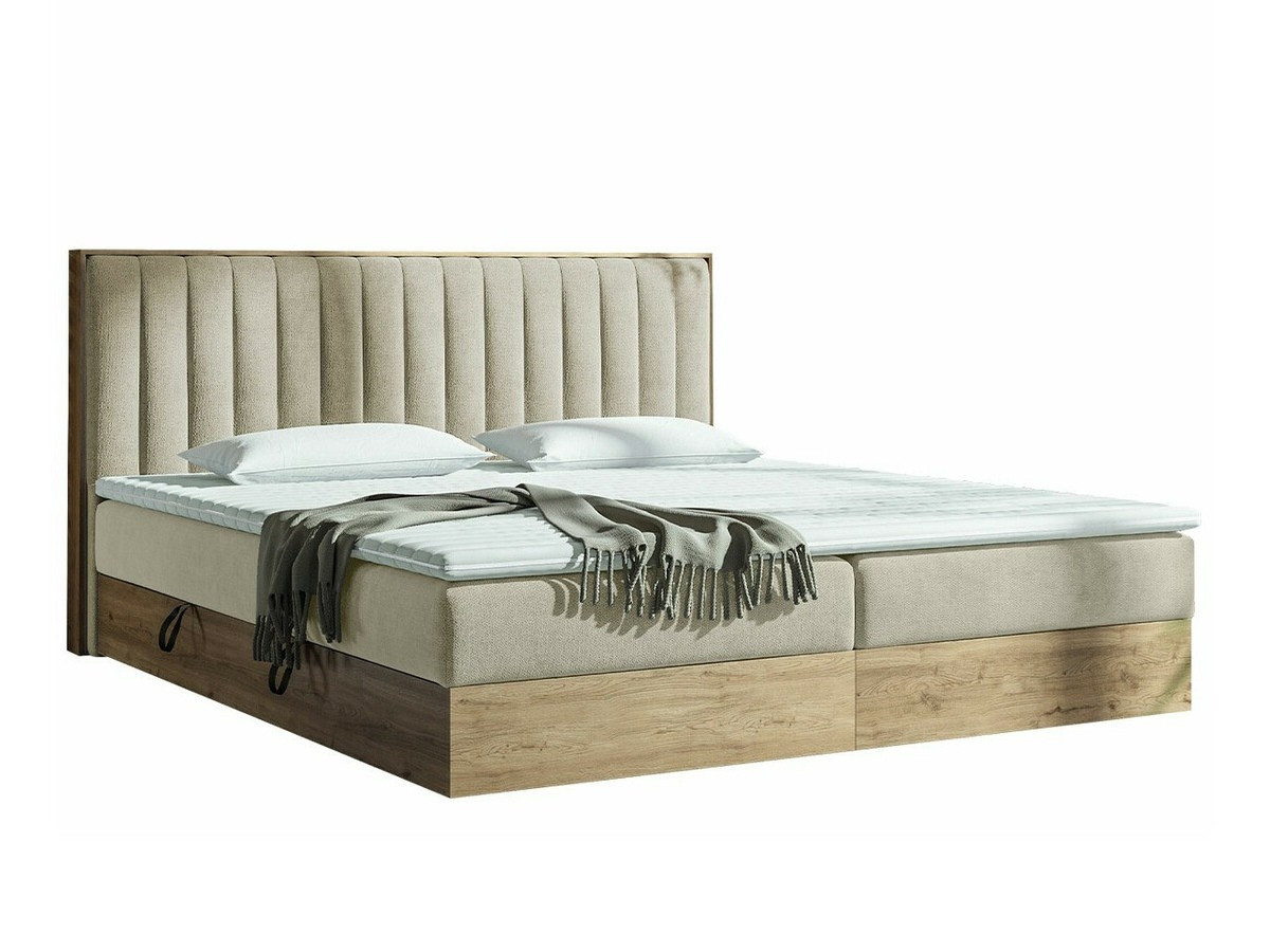 Lit boxspring ComfiDream 166 (Chêne doré + Soro 21)