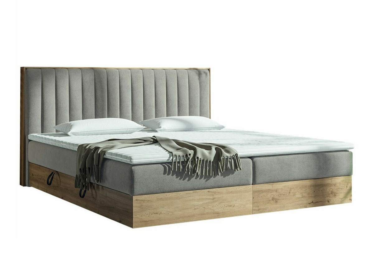 Lit boxspring ComfiDream 166 (Chêne doré + Soro 90)