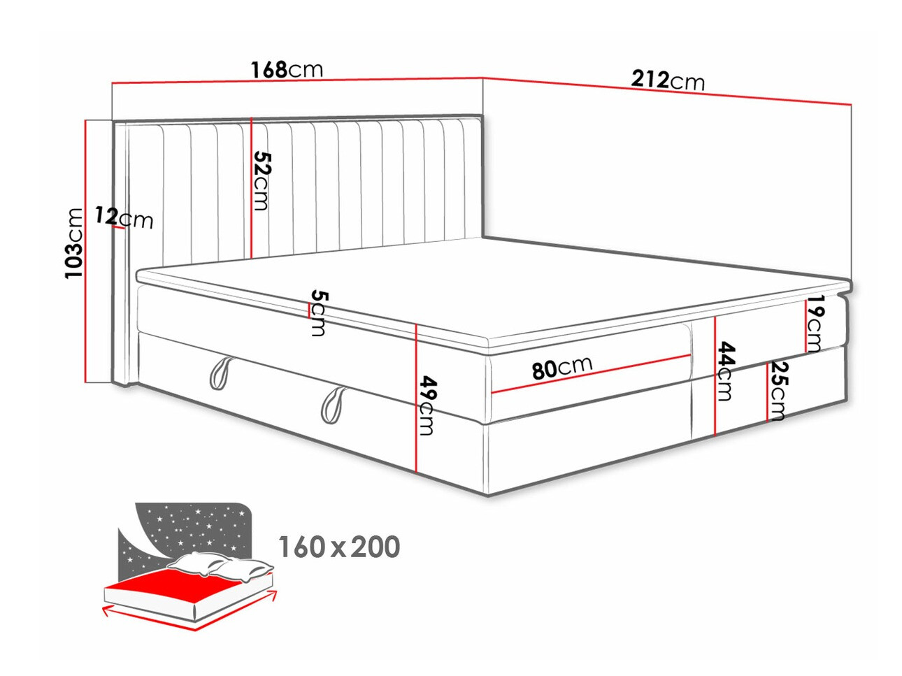 Lit boxspring ComfiDream Odelra (Soro 21)