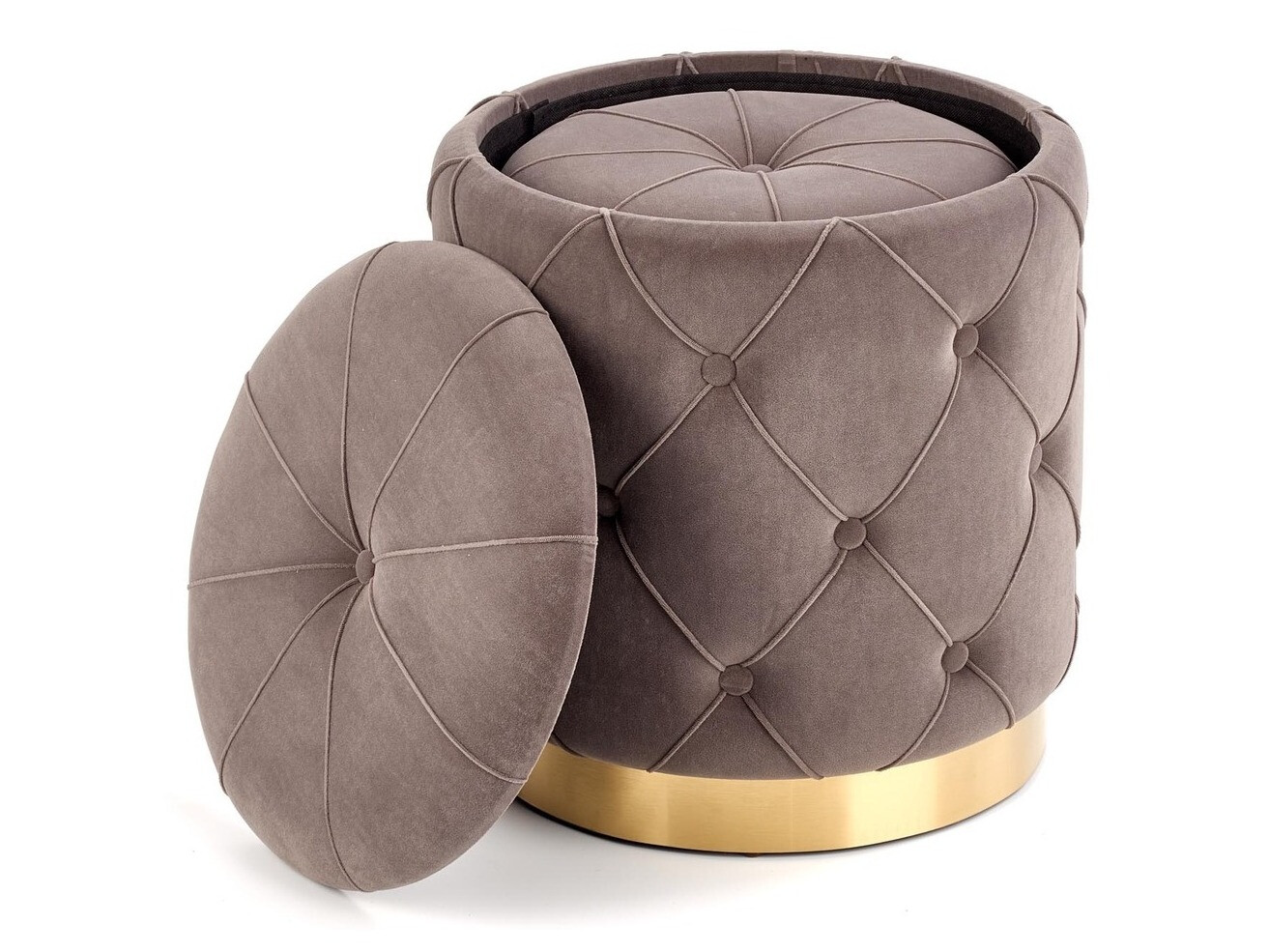 Ensemble de poufs Houston 1154 (Gris)