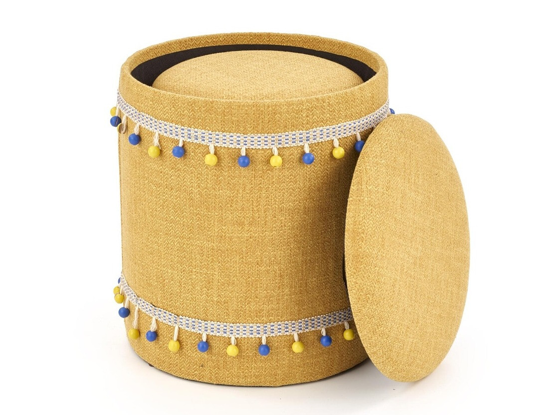 Ensemble de poufs Houston 1155 (Jaune)