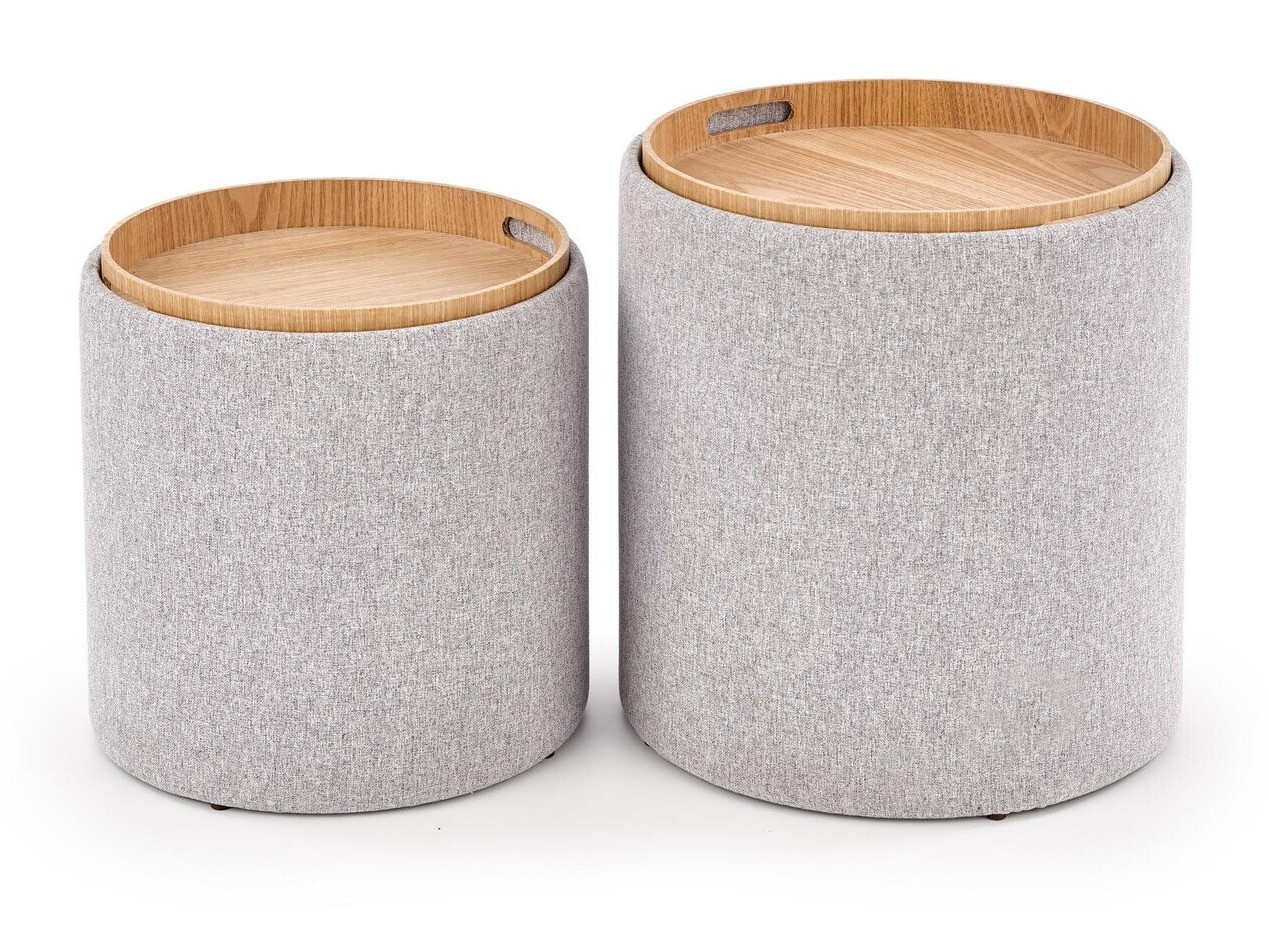 Ensemble de poufs Houston 1212