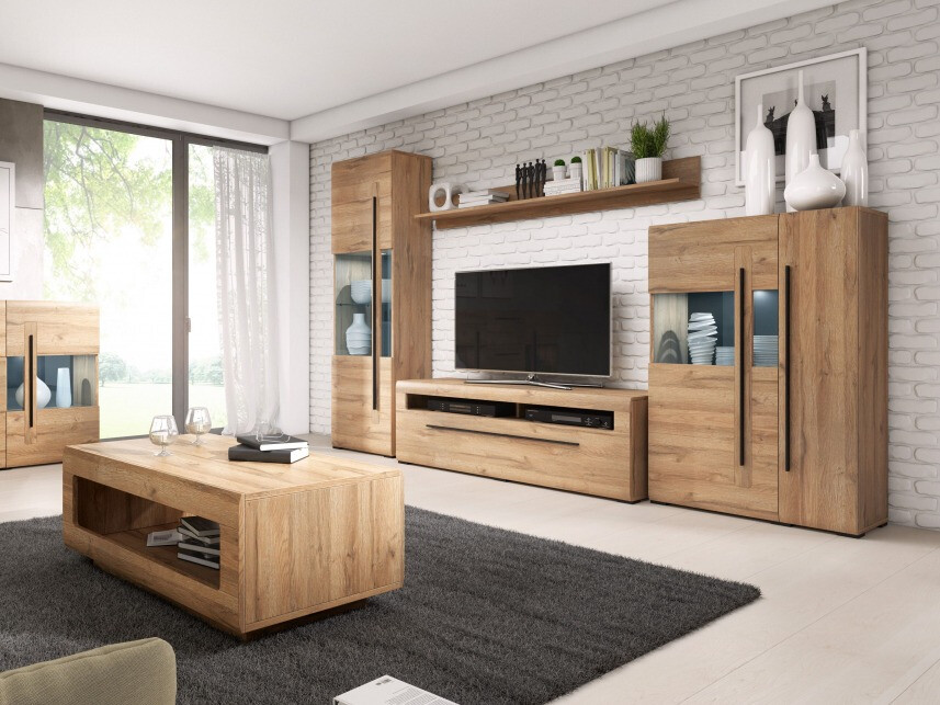 Meuble TV Ophsalu 103 (Grandson chêne)