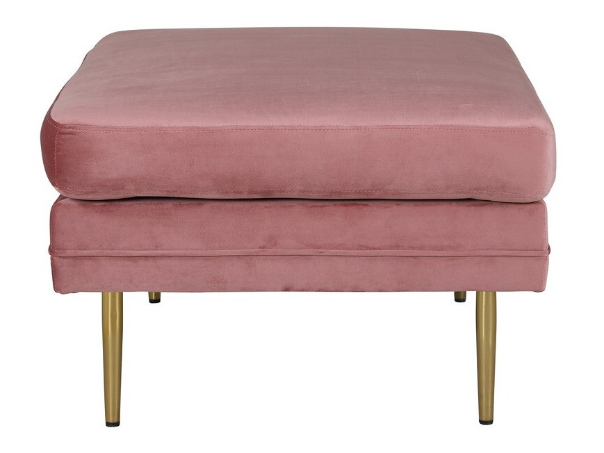 Banc rembourré Dallas 2653 (Rose + Doré)