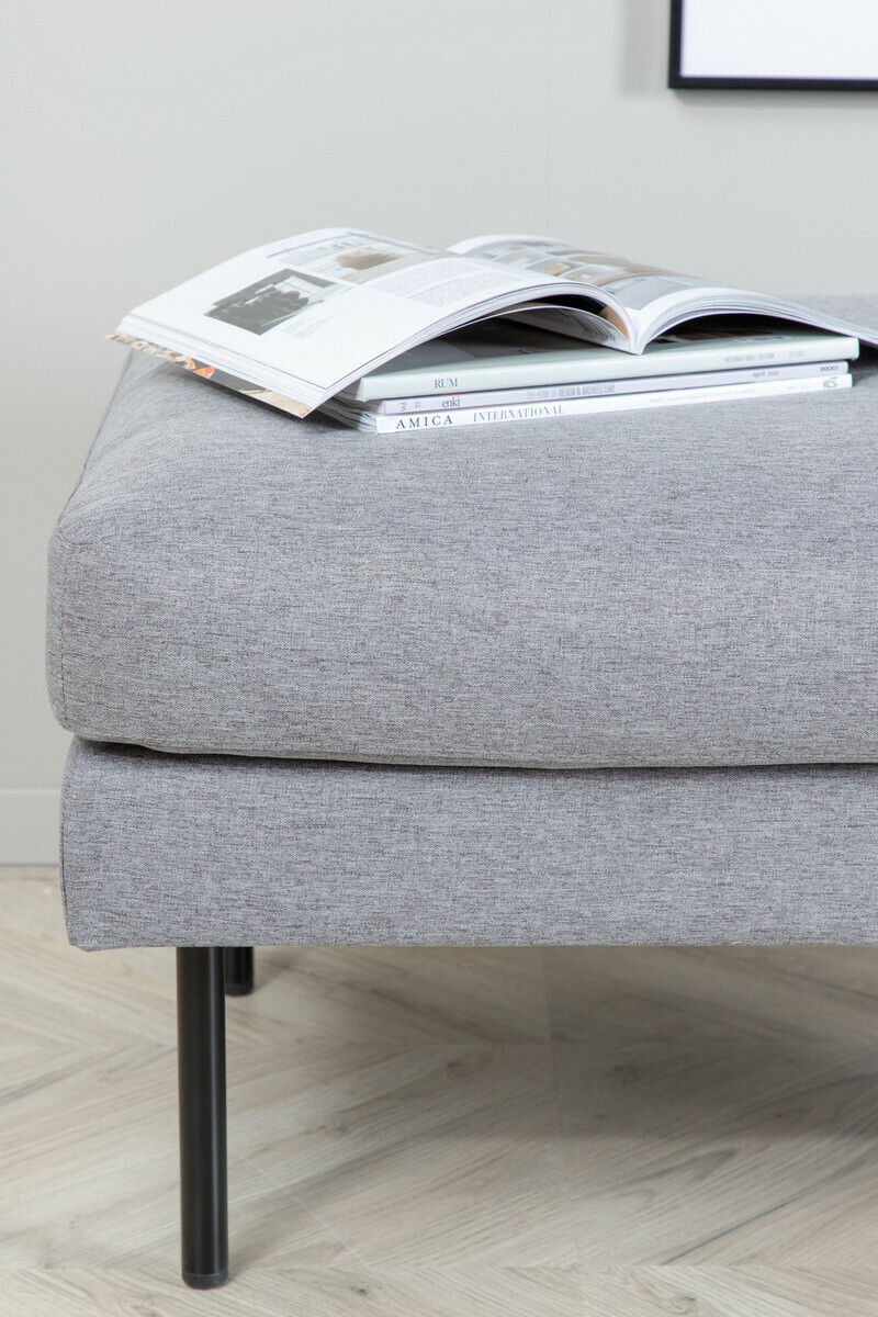 Banc rembourré Fercame 104 (Gris + Noir)